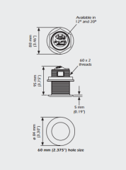 XSonic SS60 0° 600w 50/200kHz Ayna