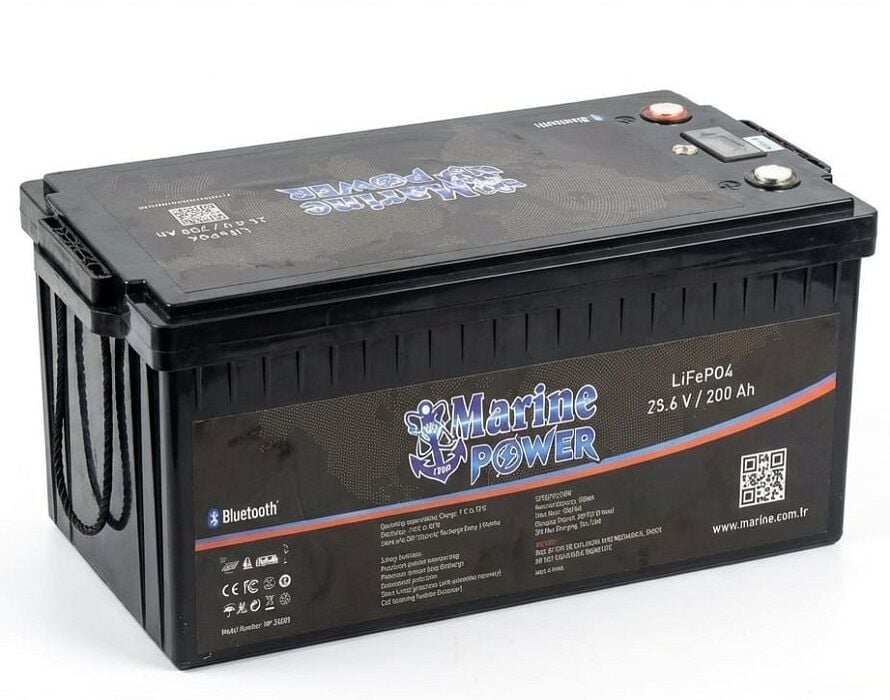 Lityum LiFePO4 24V/200Ah Akü (Bluetooth+Monitör)