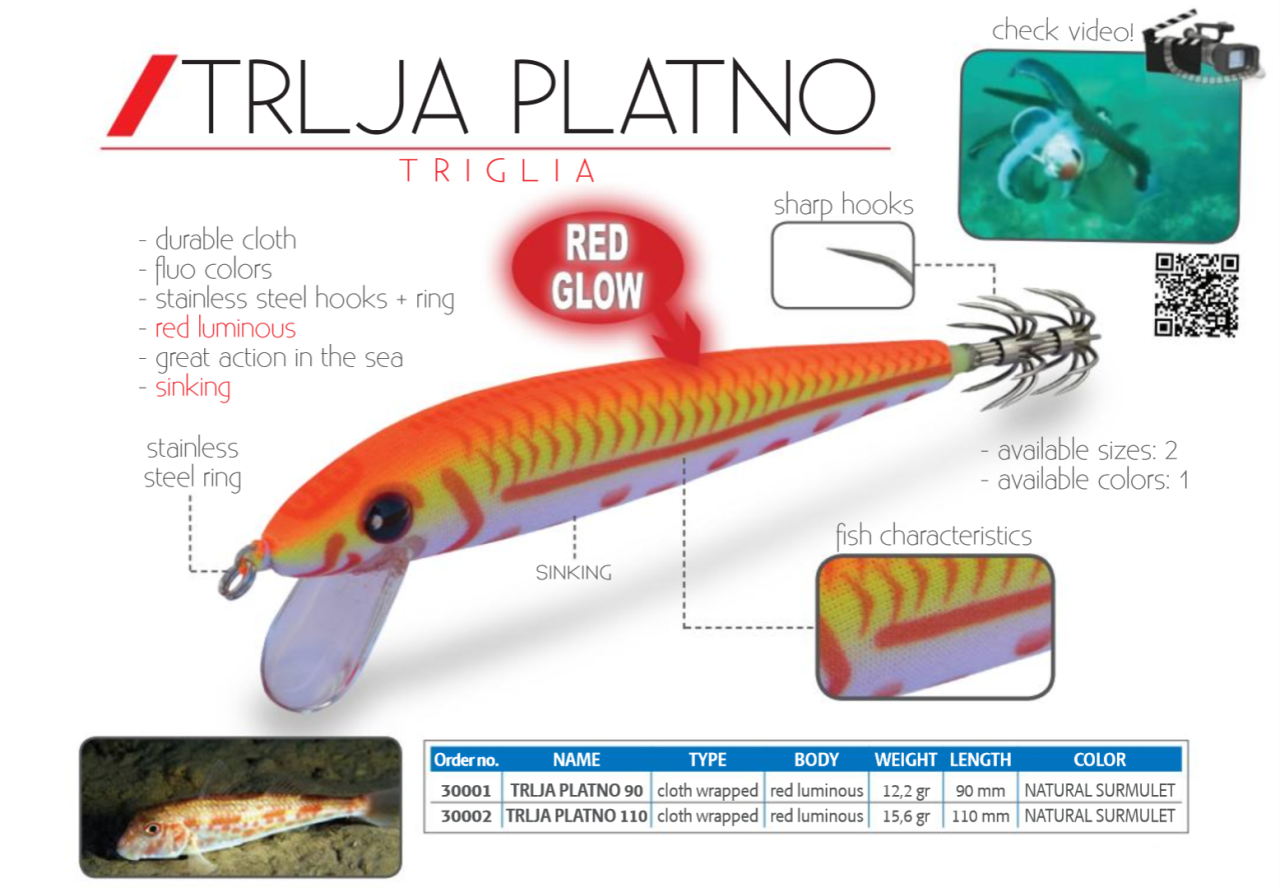 TRLJA Platno 110 Kalamar Sırtısı