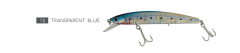 Mini Barracuda 95mm Sırtı Transparent Blue