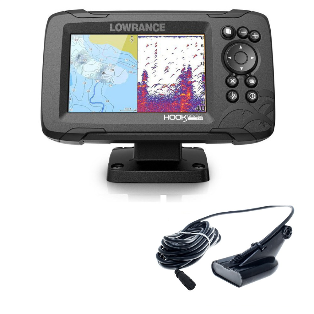 Hook Reveal 5 50/200 HDI Chirp Balık Bulucu+Gps+Chartplotter Ekran